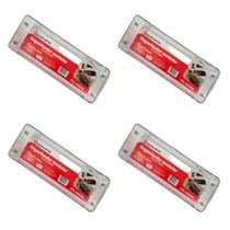 4 Organizadores Modular M Empilhável 23X8,8X5,5 Transparente