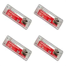 4 Organizadores Modular M Empilhável 23x8,8x5,5 Transparente