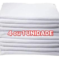 4 ou 1 Unidade Pano de Chão Branco Saco Alvejado Gs m 40x60cm