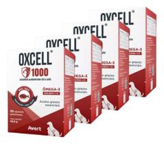 4 Oxcell 1000 Mg Suplemento Alimentar Para Cães Cão E Gatos