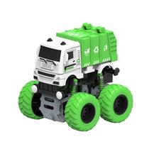 4-pack de carros de brinquedo movidos a fricção veículos push and go engenharia carro militar