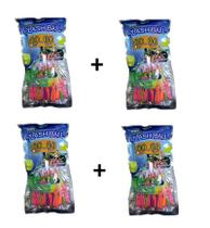 4 pacotes de Bexigas Balão p/ Encher De Água Splash Ball