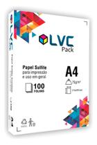 4 Pacotes - Papel Sulfite A4 75g 500 Folhas Premium Lvc Pack