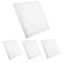 4 Painel LED 24W Quadrado Sobrepor Bivolt Iluminação Uniforme e Instalação Fácil 4 Painel LED 24W Quadrado Sobrepor Bivolt Iluminação Uniforme e Instalação Fácil