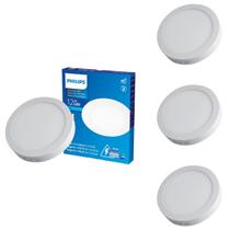 4 Painel Led Philips 12w Bivolt 4000k Luz Neutra Embutir