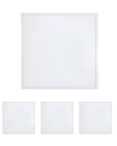 4 Painel Led Quadrado Slim 62x62 48w Bivolt Luz 4000k