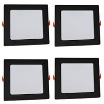 4 Painel Plafon Quadrado Embutir 18w Luminária Gesso Teto 6500k Bivolt Avant 4 Painel Plafon Quadrado Embutir 18w Luminária Gesso Teto 6500k Bivolt Avant