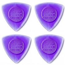 4 Palheta Guitarra TRI STUBBY 2 mm DUNLOP 473R Roxo 4 Palheta Guitarra TRI STUBBY 2 mm DUNLOP 473R Roxo