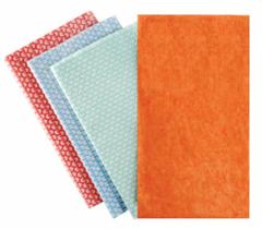 4 Panos De Limpeza Multiuso Reutilizavel 65% Algodao Flanela 4 Panos De Limpeza Multiuso Reutilizavel 65% Algodao Flanela