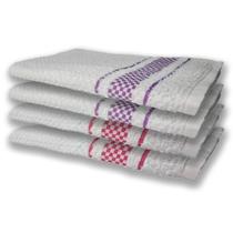 4 Panos De Prato Atoalhado Felpudo Premium Rosa+roxo 4 Panos De Prato Atoalhado Felpudo Premium Rosa+roxo