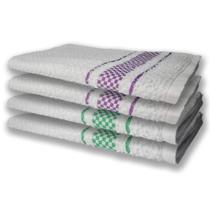 4 Panos De Prato Atoalhado Felpudo Premium Verde+Roxo 4 Panos De Prato Atoalhado Felpudo Premium Verde+Roxo