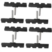 4 Par Sapata Freio Bicicleta Bike V-Brake Orbital 70Mm Borracha Freio Bicicleta Black Kit Adaptador Parada Suave 4 Par Sapata Freio Bicicleta Bike V-Brake Orbital 70Mm Borracha Freio Bicicleta Black Kit Adaptador Parada Suave