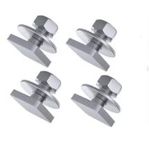 4 Parafuso Porca Parachoque Fiorino Elba Premio Uno quadrado