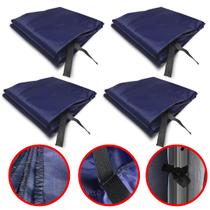 4 Paredes de Fechamento Lateral Removível Cor Azul Para Tenda Gazebo 3x3 4 Paredes de Fechamento Lateral Removível Cor Azul Para Tenda Gazebo 3x3