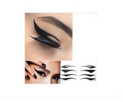 4 Pares Adesivo Delineador Sombra Olhos Cartela Preto 4 Pares Adesivo Delineador Sombra Olhos Cartela Preto