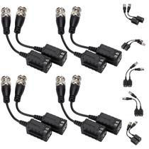 4 Pares Balun passivo vídeo VB 501 P Intelbras Resolução 4K para câmeras CFTV cabo UTP RJ45