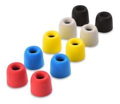 4 Pares Borrachas Para Fones Ponteiras, Memoria De Espuma 4 Pares Borrachas Para Fones Ponteiras, Memoria De Espuma