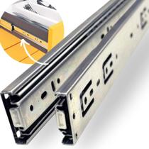 4 Pares Corrediça Trilho Telescópico Gaveta 30cm 30Kg