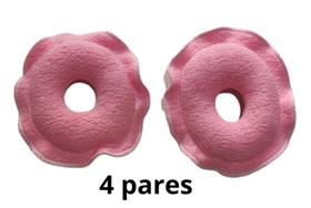 4 pares de rosquinhas de amamentação - tecido confortável e lavável 4 pares de rosquinhas de amamentação - tecido confortável e lavável