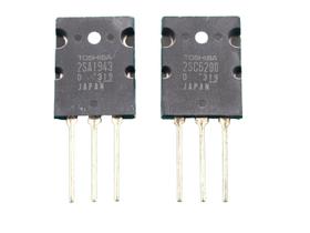 4 Pares Transistor 2sa1943 / 2sc5200 Toshiba Original