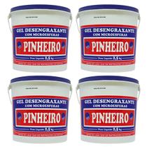 4 pasta desengraxante mãos com micro esfera 2,5kg sabão gel