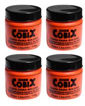 4 Pastas para Solda marca Cobix Pote 110g