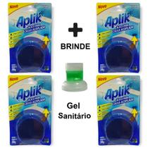 4 Pastilha Vaso Sanitário Aromatizador Perfumado Frescor 50g Marca Aplik Até 300 Descarga - Envio Já