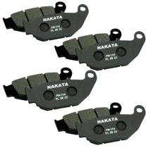 4 Pastilhas Nakata Traseira Honda CB 150 Invicta 2011 a 2017 4 Pastilhas Nakata Traseira Honda CB 150 Invicta 2011 a 2017