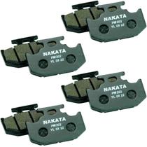 4 Pastilhas Traseiras Nakata Yamaha Fazer 250 2011 A 2023