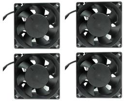 4 pc micro ventilador ventoinha 80x80x38 mm cooler 24v 0,30a 4 pc micro ventilador ventoinha 80x80x38 mm cooler 24v 0,30a