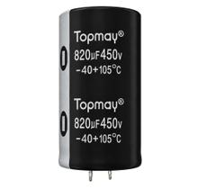 4 PÇS CAPACITOR ELETROLITICO 820X450V - 820UF X 450V - 105º 4 PÇS CAPACITOR ELETROLITICO 820X450V - 820UF X 450V - 105º