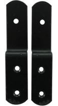 4 Pcs Suporte Para Tranca Porta Preto Zamar 24043 4 Pcs Suporte Para Tranca Porta Preto Zamar 24043