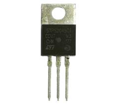 4 pçs - transistor stp2045 - stps 2045 ct - 20a - 45v