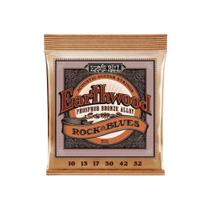 4 pctes cordas 010-052 p/ violao aco earthwood rock and blues (g lisa) p. bronze p02151 ernie ball