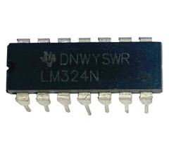 4 peças - c.i lm324n - lm 324 n - 14 terminais - texas 4 peças - c.i lm324n - lm 324 n - 14 terminais - texas