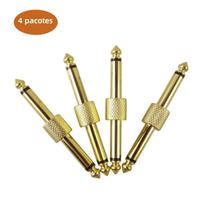 4 Peças de Conector de Pedal de Guitarra - Metal com Efeito de Solda 4 Peças de Conector de Pedal de Guitarra - Metal com Efeito de Solda