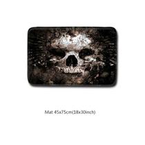4 Peças Decorativas de Caveira de Halloween - Estilo Enferrujado