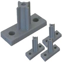 4 Peças - Distanciador Cinza Para Corrediça De 25mm 2,5cm