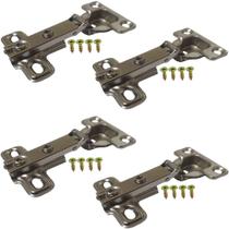 4 Peças - Dobradiça Para Armario Reta De 26mm