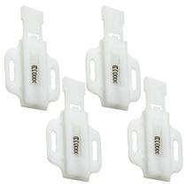 4 Peças - Guia Com Mola Superior Para Guarda Roupas / Armário