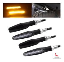 4 Peças Pisca Moto Seta Led Palito Universal Honda Yamaha