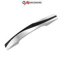 4 peças puxador plastico encaixe dual 130mm