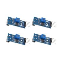4 Peças TCRT5000 Sensor Reflexivo Infravermelho Módulo Interruptor Fotoelétrico IR 3.3V Para 4 Peças TCRT5000 Sensor Reflexivo Infravermelho Módulo Interruptor Fotoelétrico IR 3.3V Para