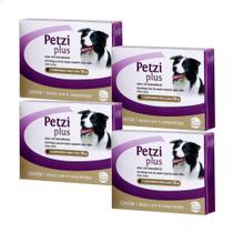 4 Petzi Plus Ceva Para Cães De 5 A 10kg - 4 Comprimidos