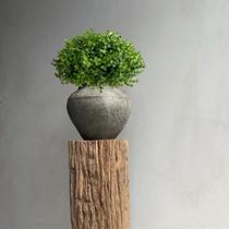 4 Picks mini eucalipto planta de plástico artificial realista 6 hastes cada para decoração e enfeites