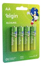 4 Pilha Alcalina Aa 2a Comum Elgin - Blister 4 Unidades 4 Pilha Alcalina Aa 2a Comum Elgin - Blister 4 Unidades