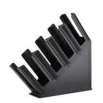 4 pilhas de papel copo de tampa porta-copo dispensador café bebida take-up copo shelf armazenamento casa buffet buffet stand rack organizador de bancada - Preto