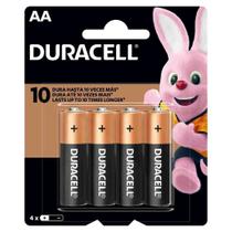 4 Pilhas Duracell Alcalina AA 1,5V MN1500b4