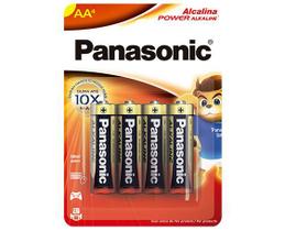 4 Pilhas Pequenas AA Panasonic Alkal Câmeras Dig. Brinquedos