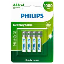4 Pilhas Recarregaveis Aaa Philips F108